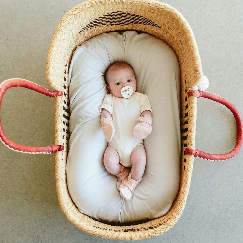 STAY ON BOOTS | ROSE — Bamboo Organic Cotton Blend, 0–12M