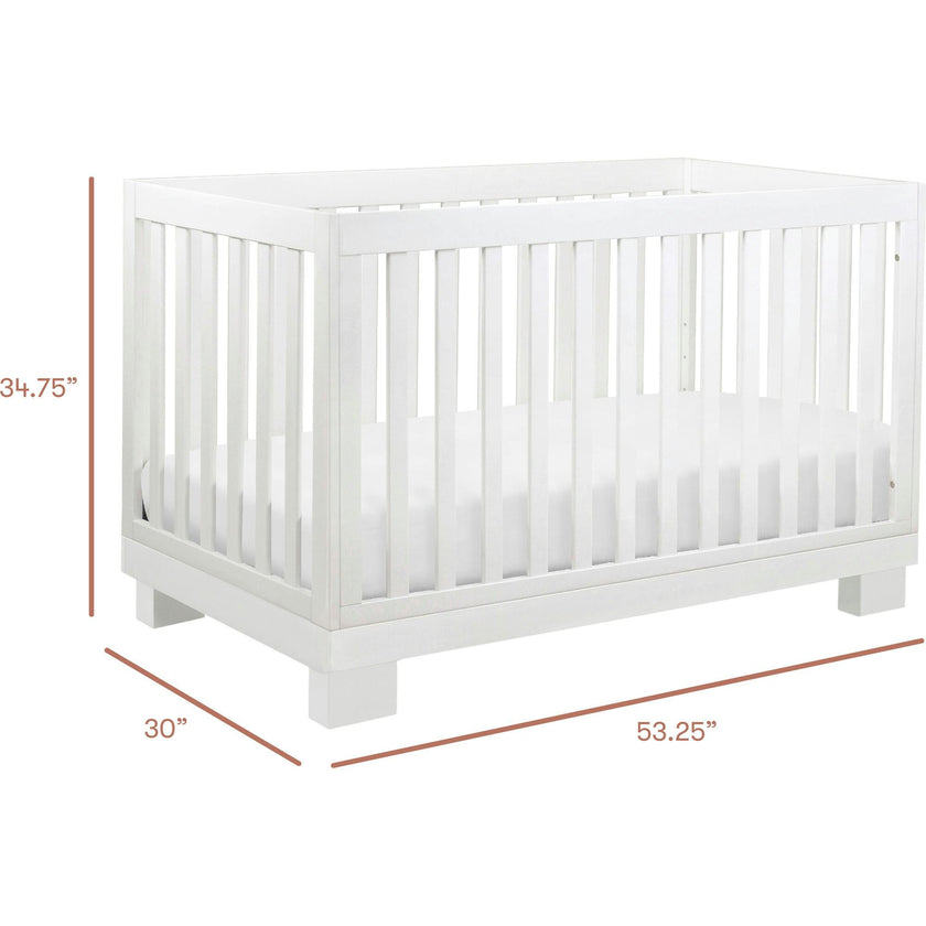 Modo 3-In-1 Convertible Crib with Toddler Bed Conversion Kit