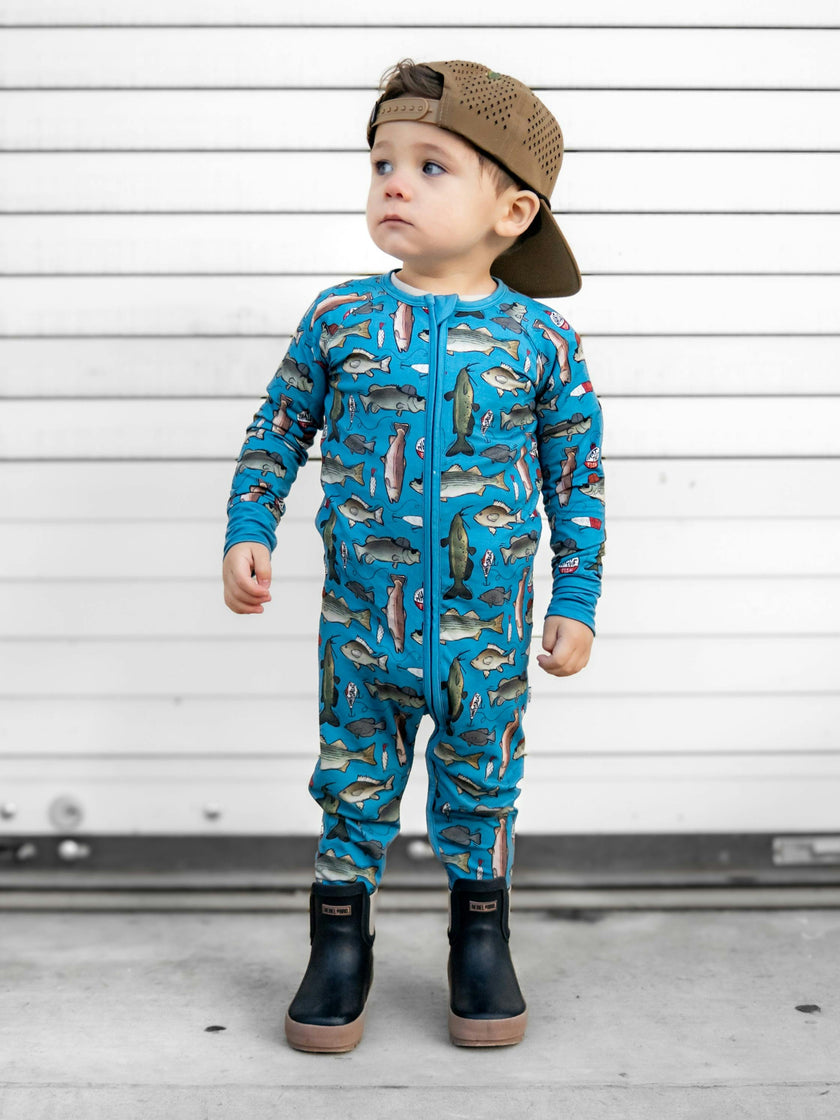 Wishin I Was Fishin' Blue Snoozer