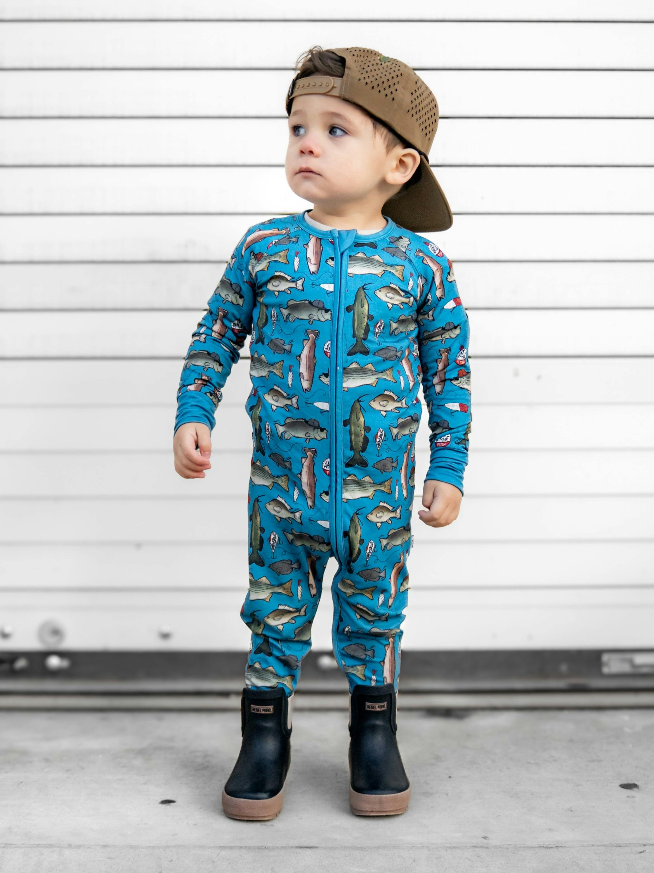 Wishin I Was Fishin' Blue Snoozer