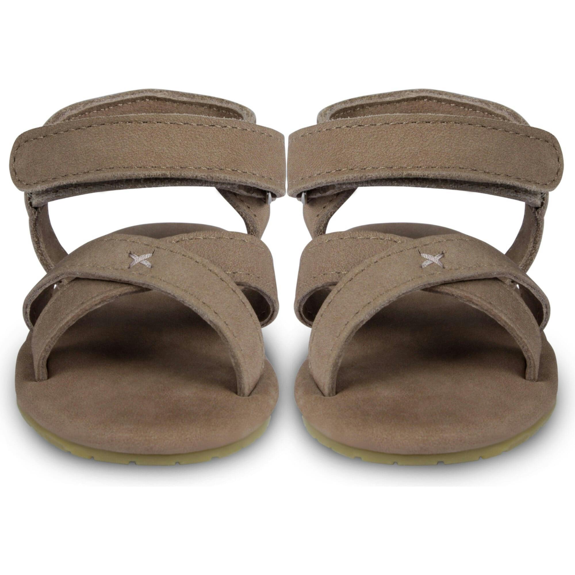 Tobi Nubuck Cross Strap Sandals