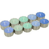 Blue & Green Tealight Candles