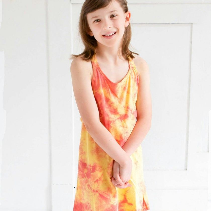 Em Braided Tie Dye Tank Dress