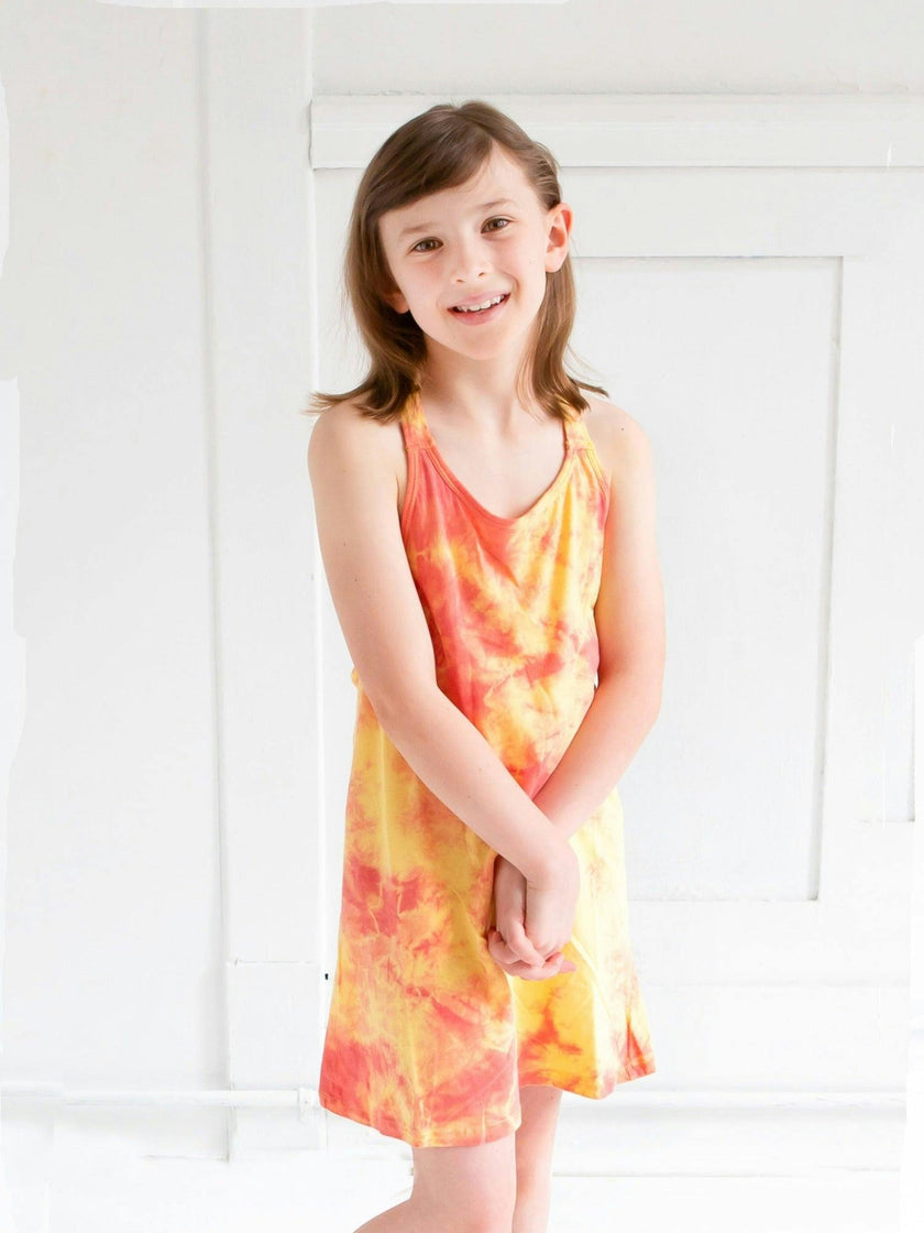 Em Braided Tie Dye Tank Dress