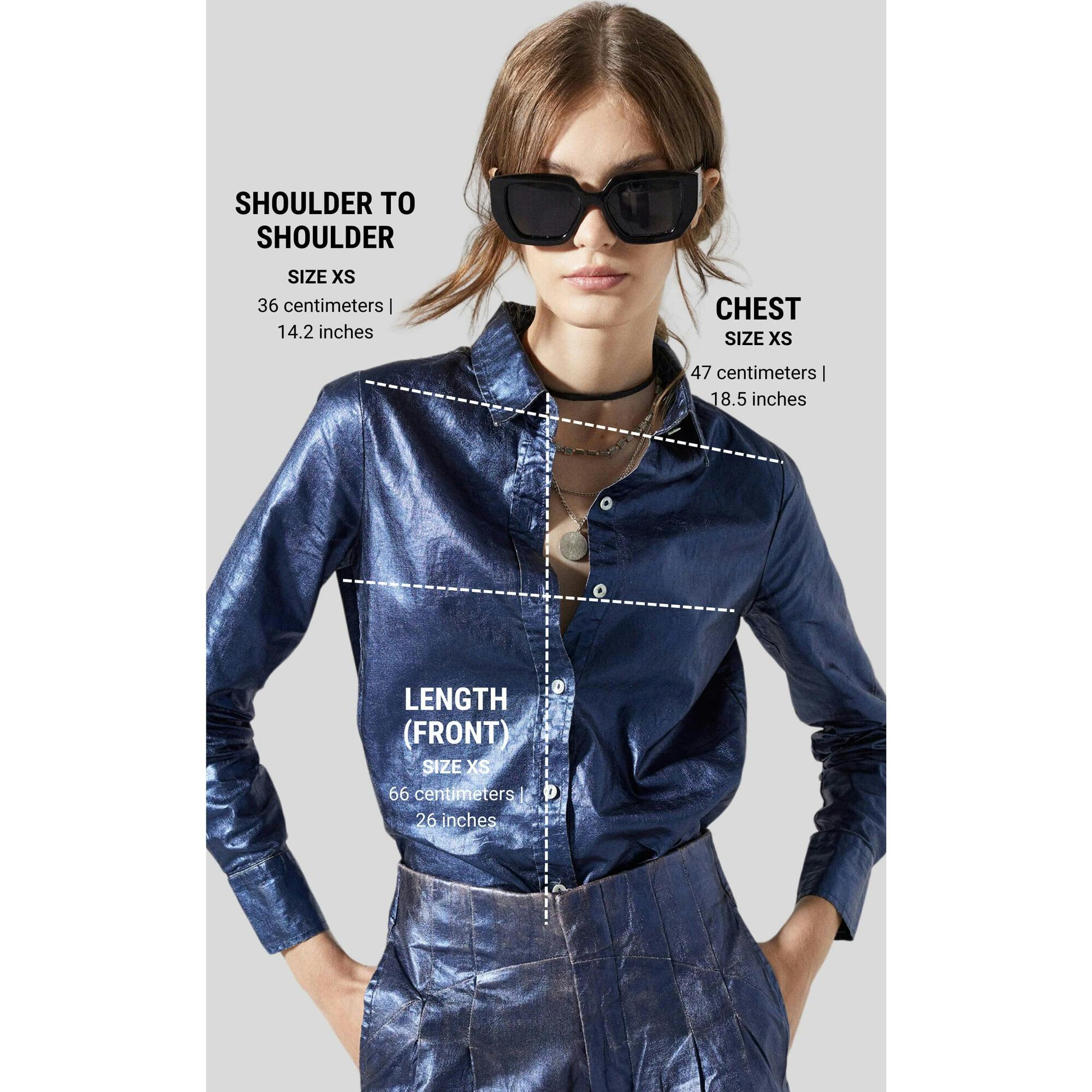 San Marino Metallic Linen Shirt - Dark Blue