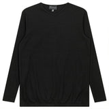 Ribbed Maternty V-Neck Bubble Top