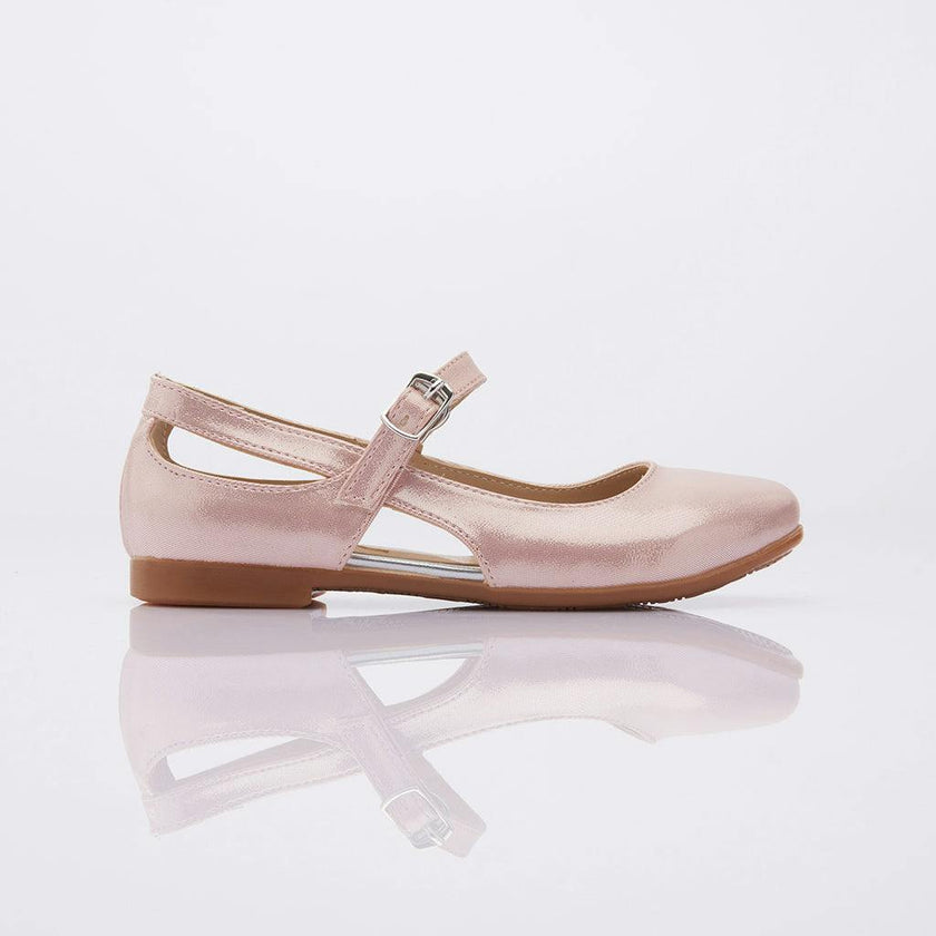 Toddler Pink Cut-Out Flats