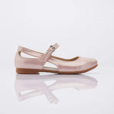 Pink Cut-Out Flats