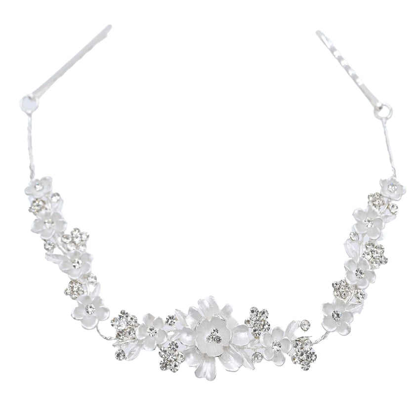 Crystal Shimmering Bouquet Hair Vine