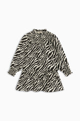 Zephyr Dress Zebra Print