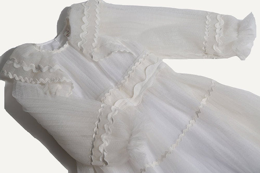 TOULA PLEATED CAPE GOWN