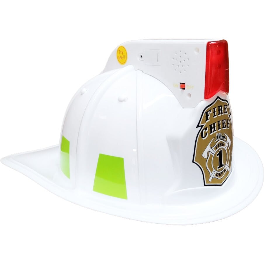 Jr. Fire Chief Helmet with Light & Sound