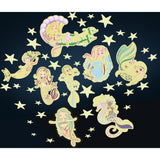 The Original Glowstars: Glowstars & Mermaids Self-Adhesive Pads for Décor