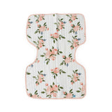 Cotton Muslin Burp Cloth - Watercolor Roses 2