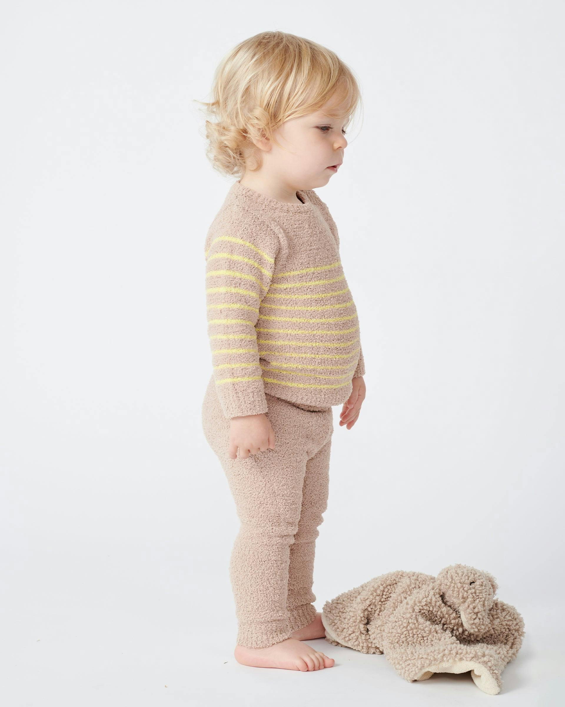 Long Sleeve Top Striped - Fuzzy