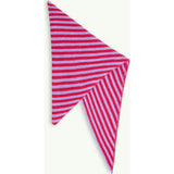 women's wool blend scarf - berry bloom