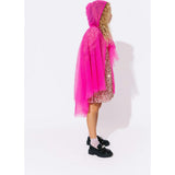 Hot Pink Crystal Cape