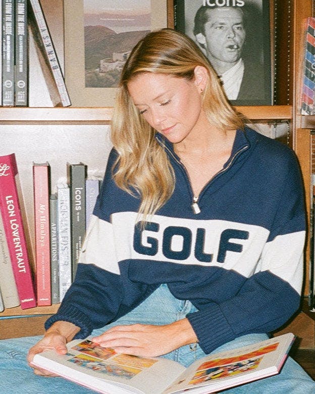 Madison Quarter Zip - Golf Colorblock