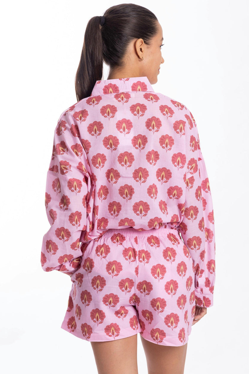 Robi Shorts in Deep Pink