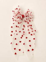 Heart Flutter Bow Clip
