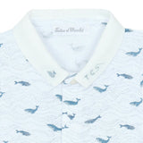 TARTINE ET CHOCOLAT Whale Whale Whale Footed Pajamas