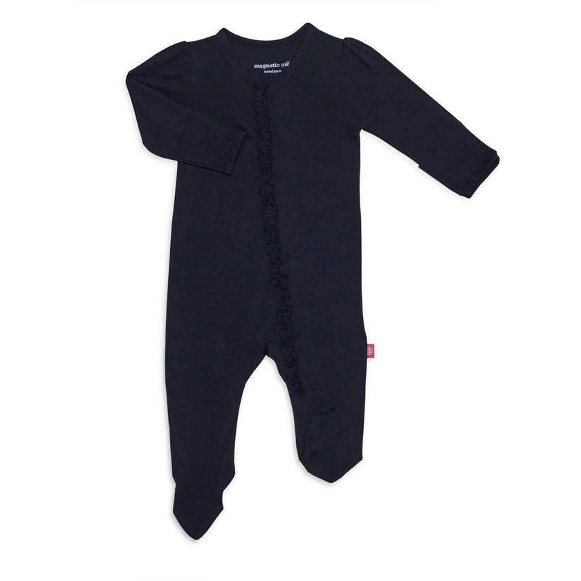 Magnetic Footie with Ruffle ONYX