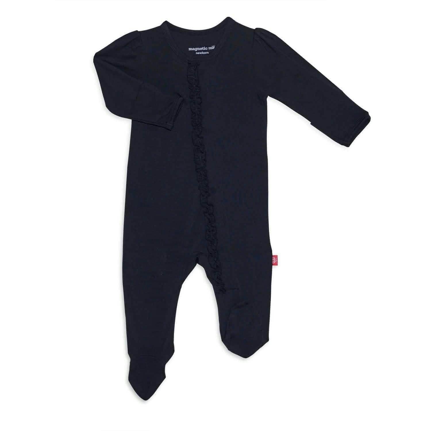 Magnetic Footie with Ruffle ONYX