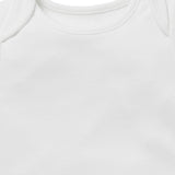 Short Sleeve Bodysuit - White