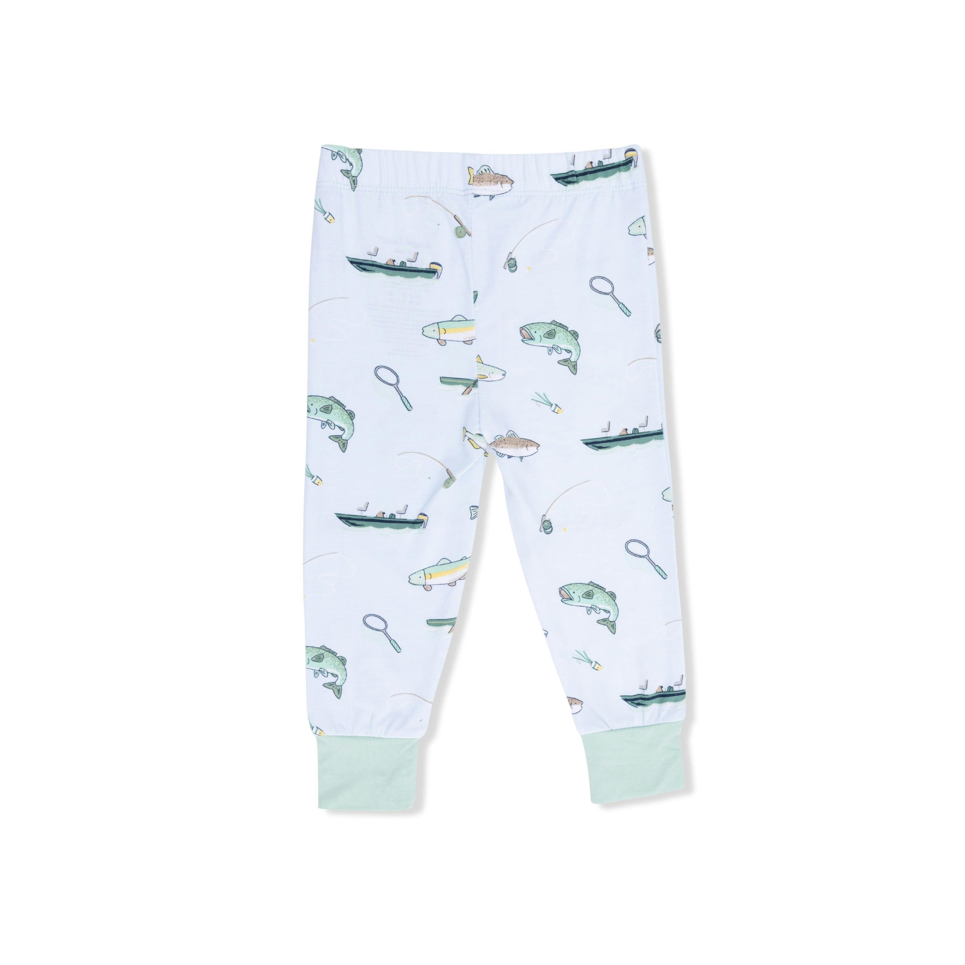 Fishing - Short Sleeve Loungewear Set