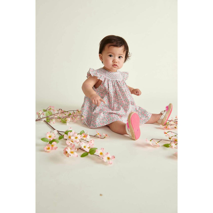 Made With Liberty Print Baby Dress Paz