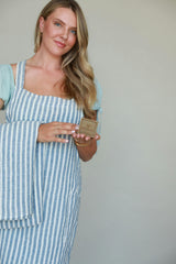 Nossilac French Linen Crossback Apron&nbsp;