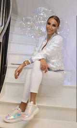 Bright Star Sequin Bomber