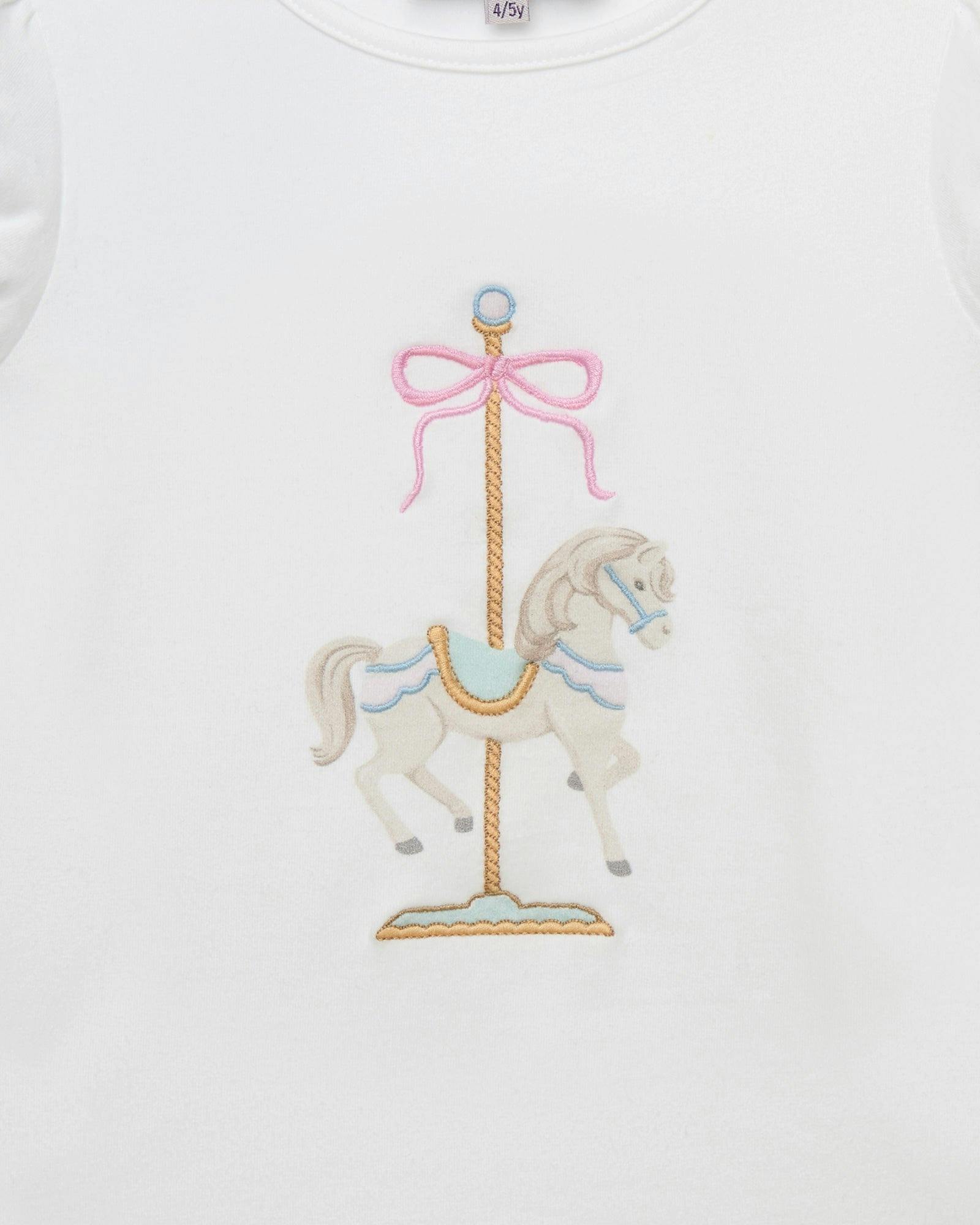 Carousel Horse Jersey Top