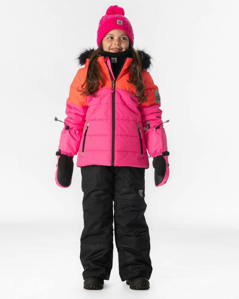 Two Piece Play Snowsuit Bright Pink