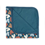 Bamboo Blend 2-ply Receiving Blanket - Squirrel Scurry