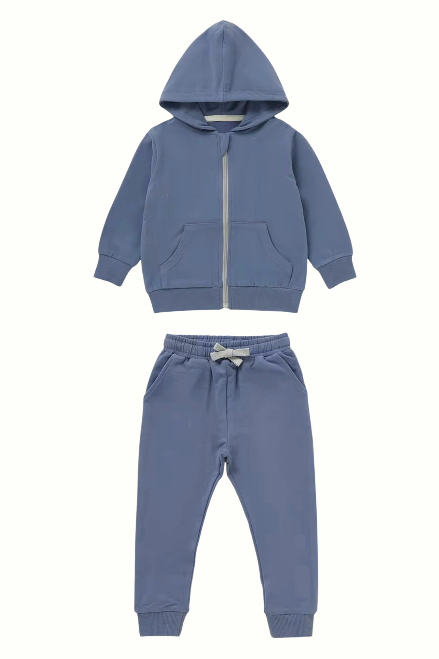 Organic Cotton Explorer Zip Hoodie & Sweatpants Set