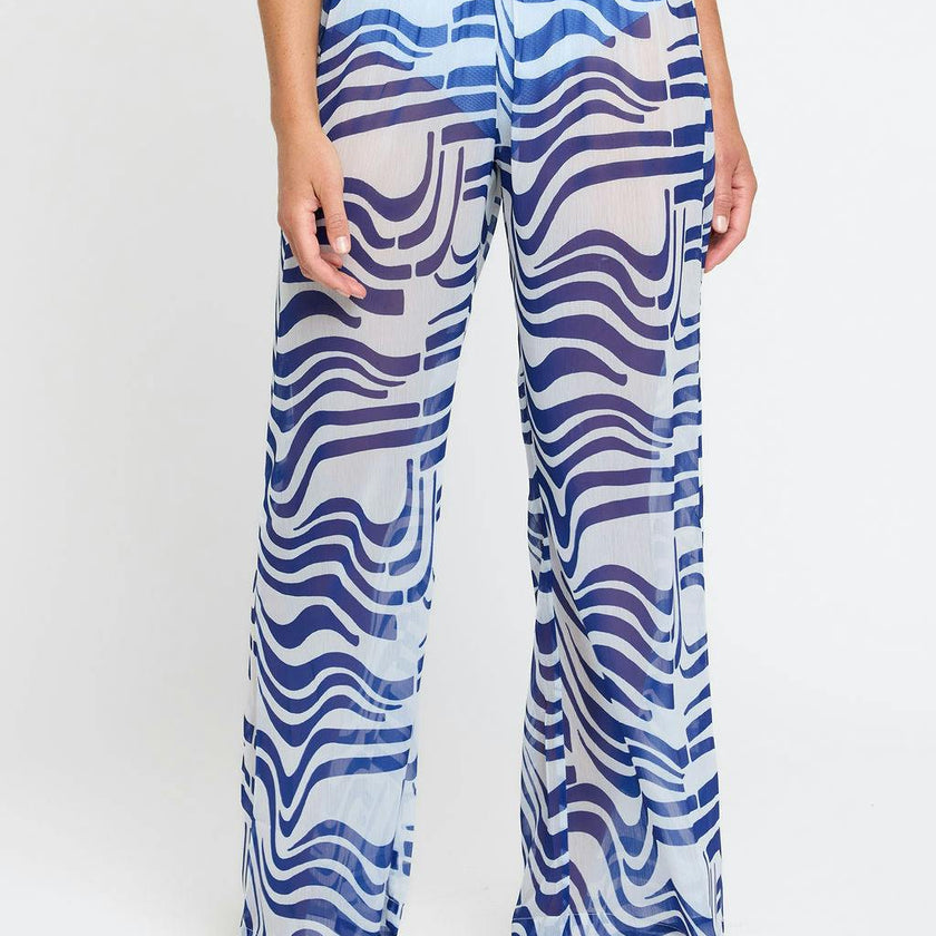 Nora Pant in Retro In Revel