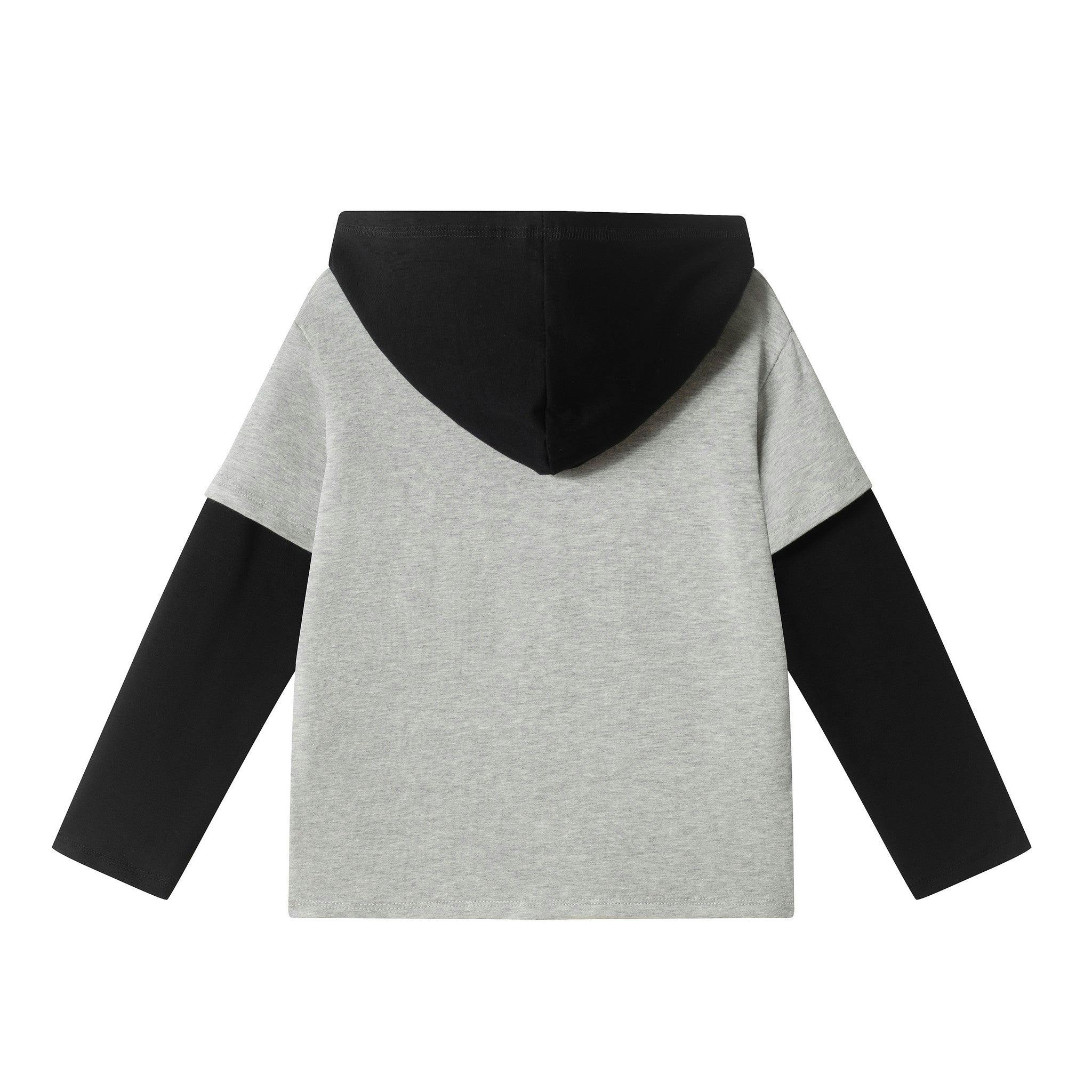 Boys Halloween Twofer Hooded Tee | Trick-Tac-Toe