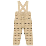 Knitted Strap-Detail Ribbed-Waist Overall