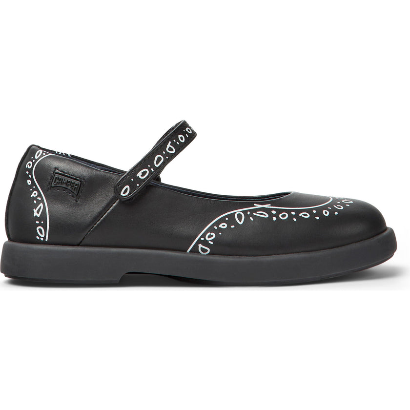 Duet Twins Printed Leather Mary Jane Shoes