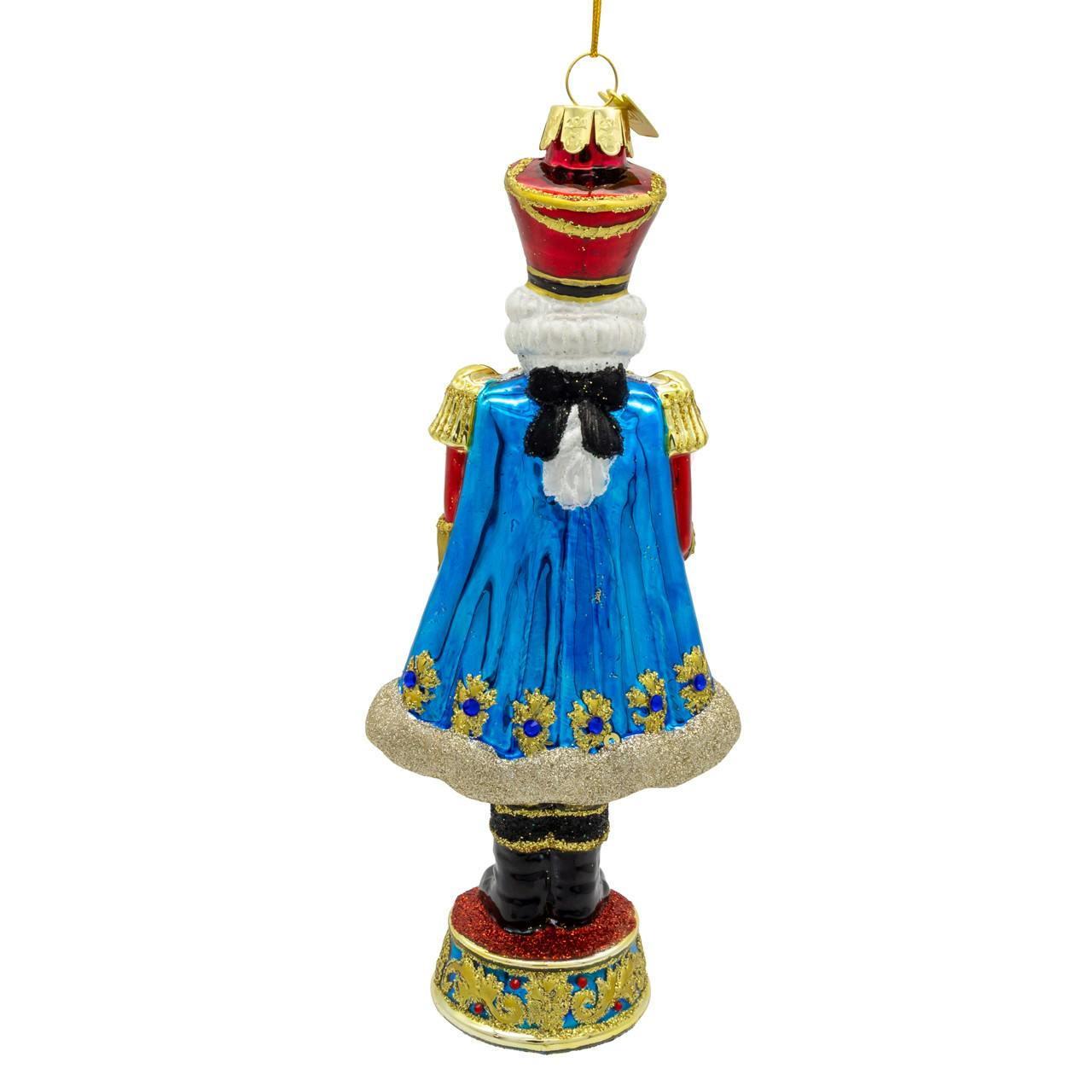 Kurt Adler Bellissimo Glass Elegant Nutcracker Ornament