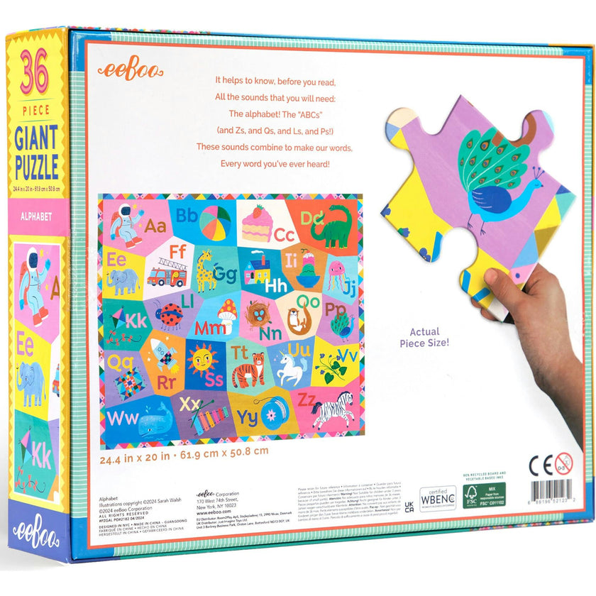 Giant Puzzle: Alphabet - 36 pc