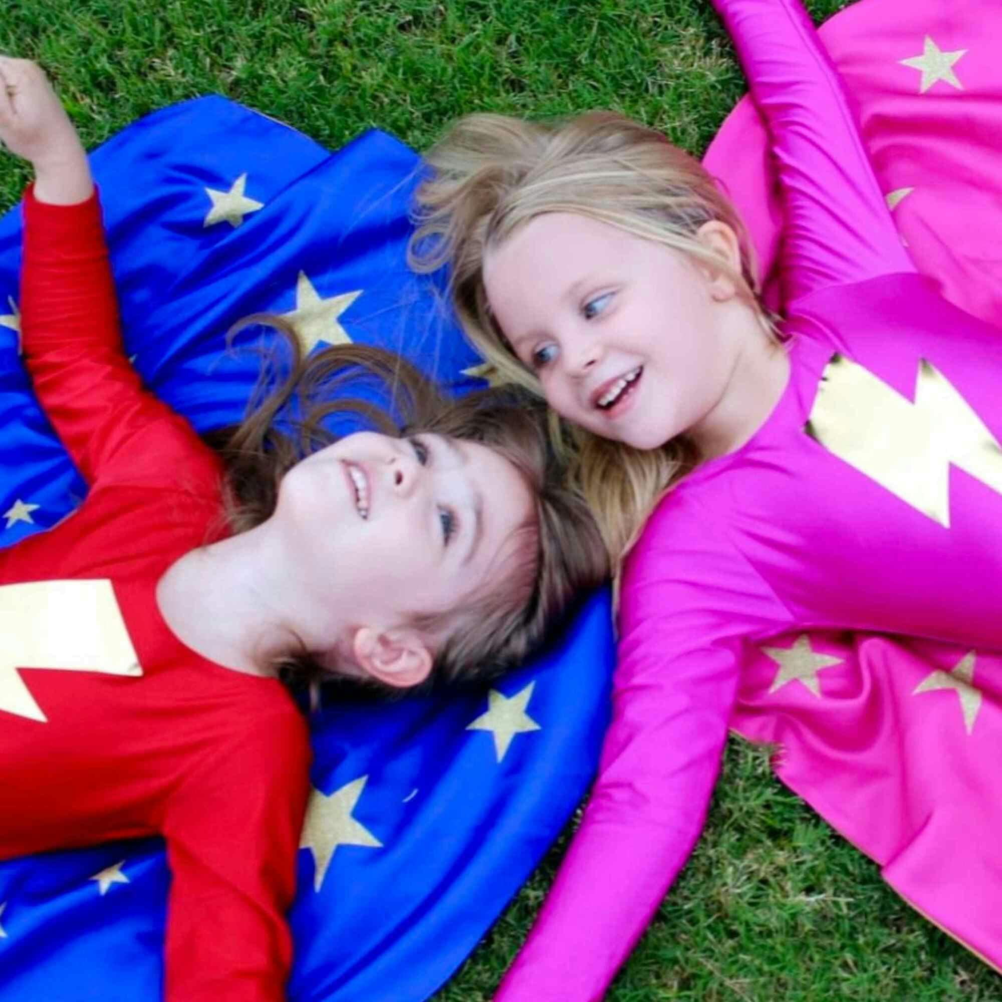 Superhero Star Power Cape Set, Blue