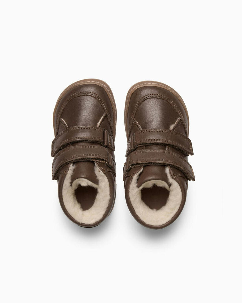 My First Hampton Classics Forest Fur Lined Boots in Chocolate