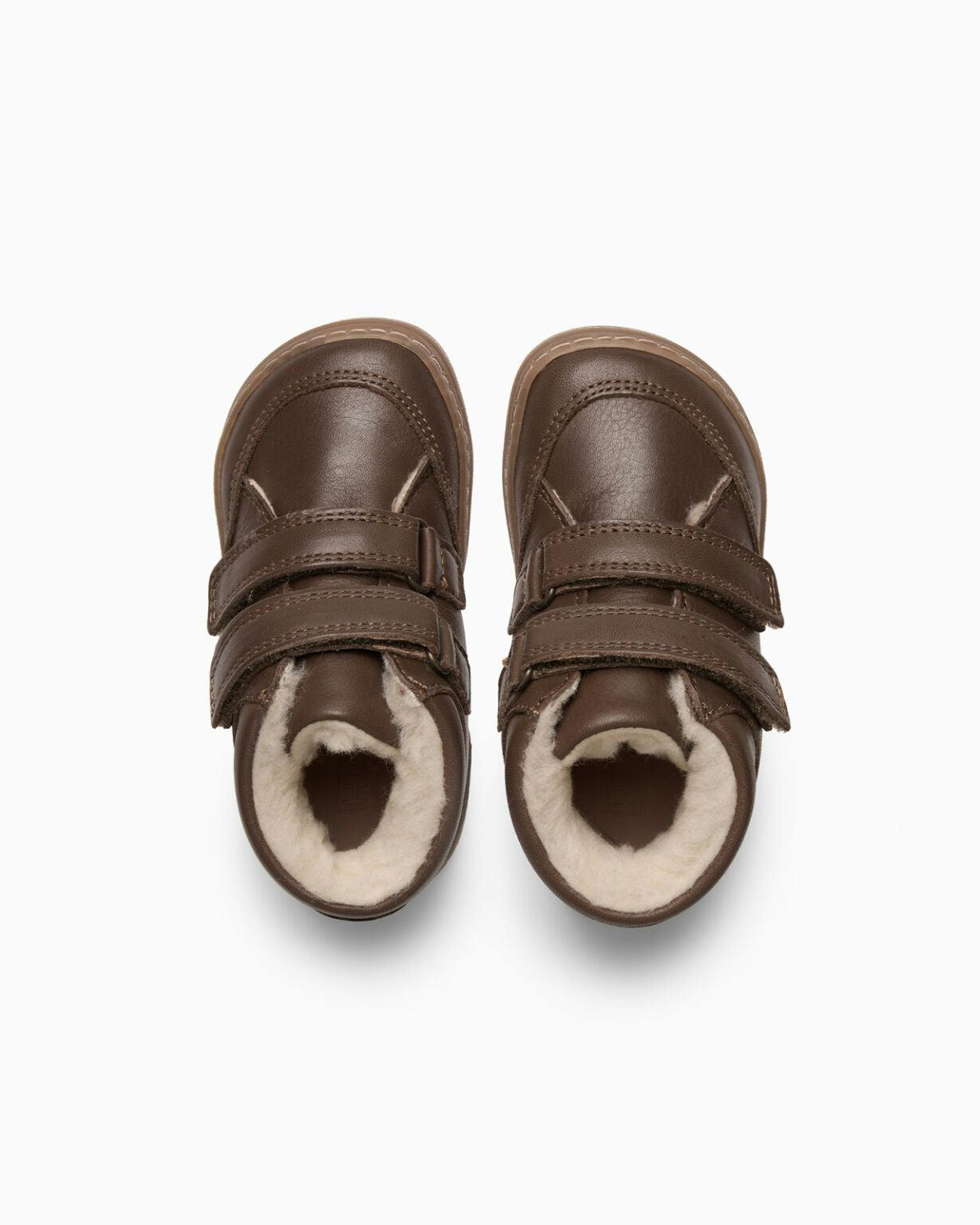 My First Hampton Classics Forest Fur Lined Boots in Chocolate