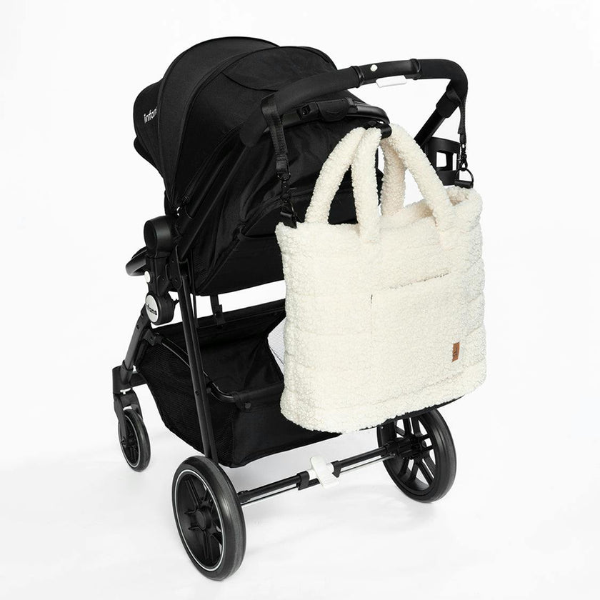 Diaper Bag Off-White With Changing Mat