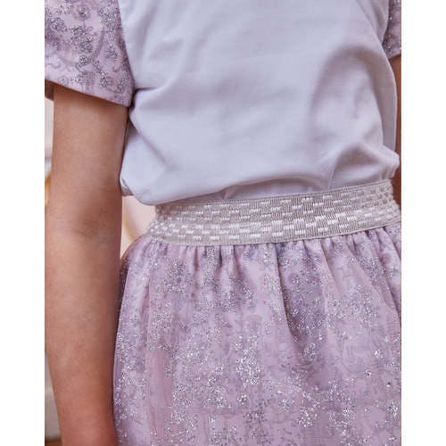 Ballerina Skirt - Pink Sparkle Toile de Jouy
