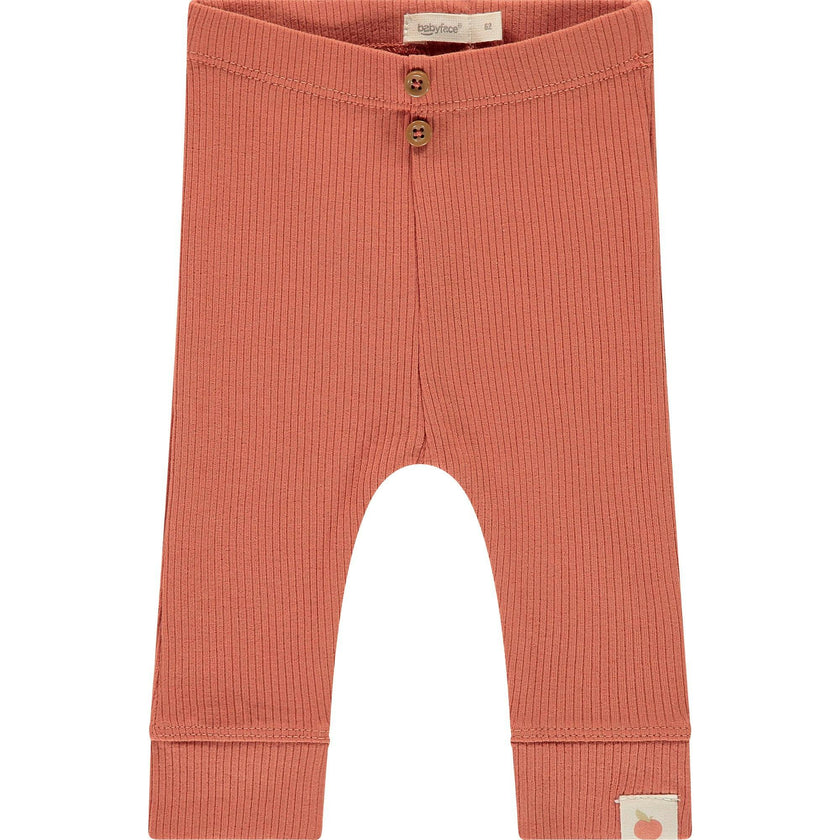 Two Button Ribbed Leggings