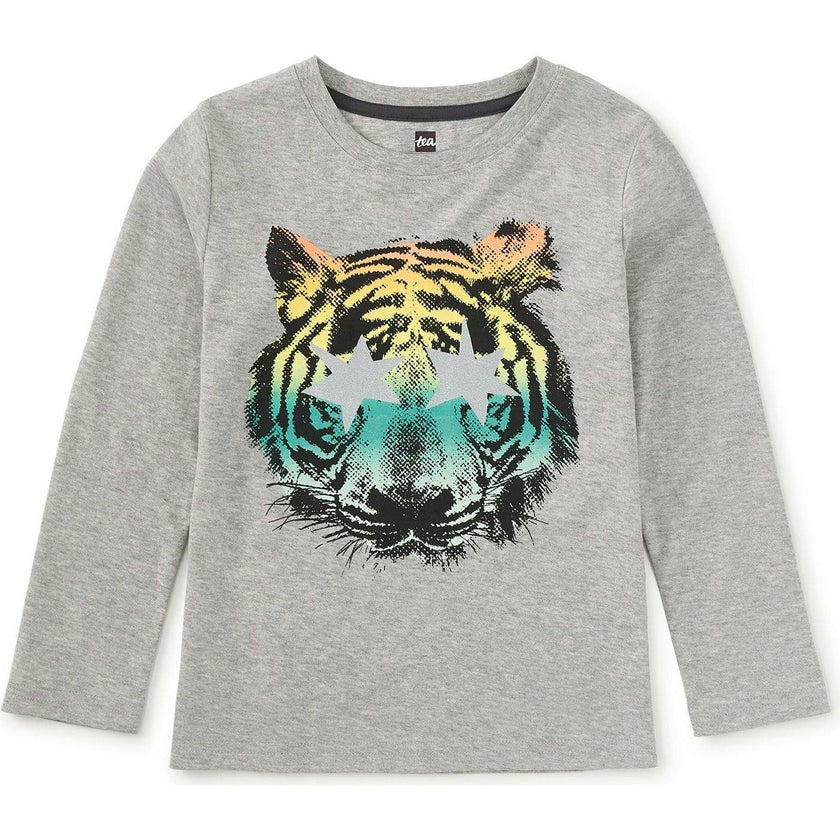 Star Foil Graphic Tee, Grey