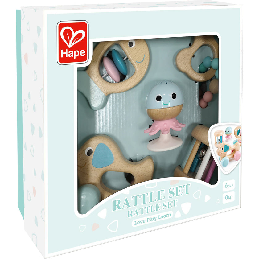 : Wooden Multi-Stage Sensory 5 PC Gift Set for Toddlers